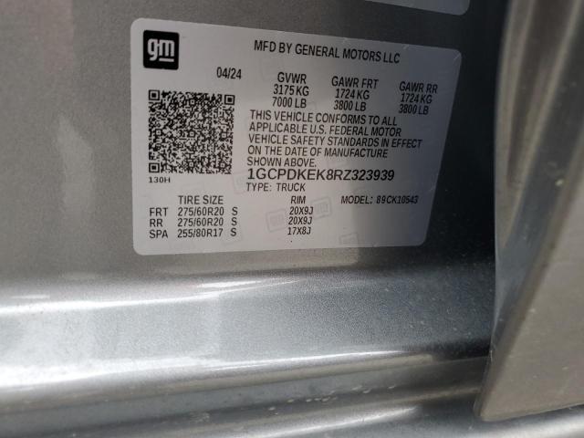 2024 CHEVROLET SILVERADO - 1GCPDKEK8RZ323939