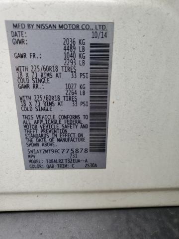 2015 NISSAN ROGUE S - 5N1AT2MT9FC775878
