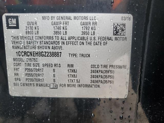 2016 CHEVROLET SILVERADO - 1GCRCNEH8GZ238887