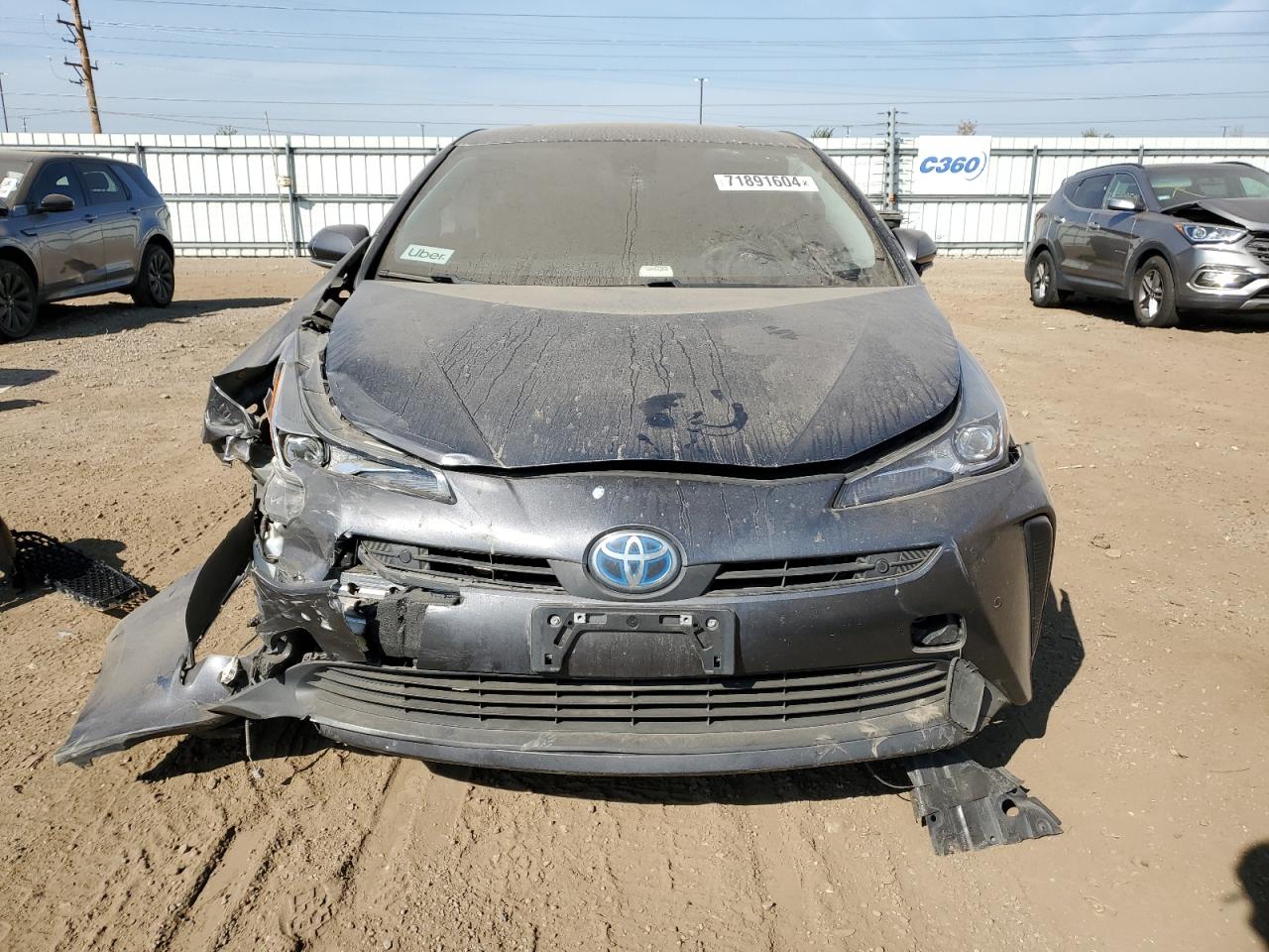 Lot #2923877858 2020 TOYOTA PRIUS L