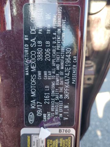 2018 KIA FORTE LX - 3KPFK4A74JE196430
