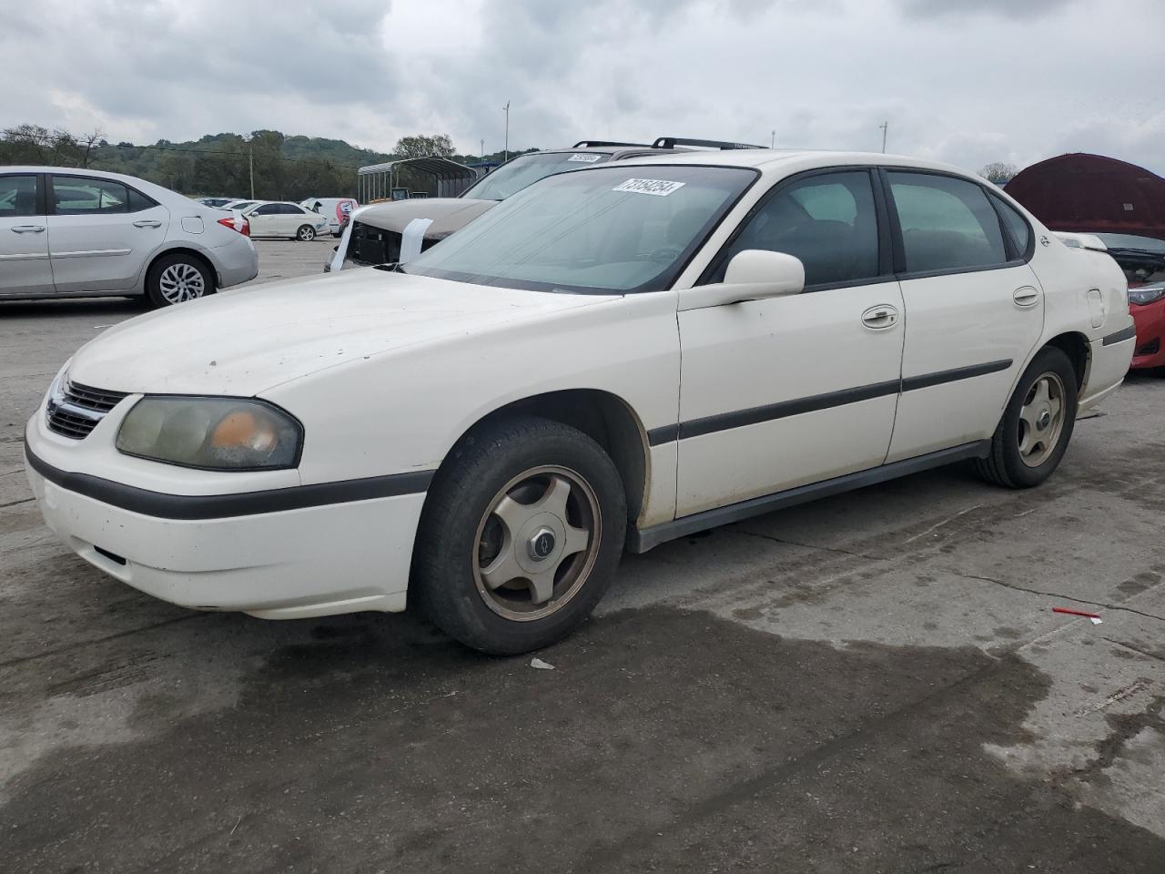 CHEVROLET IMPALA 2004 white sedan 4d gas 2G1WF52E949249156 photo #1