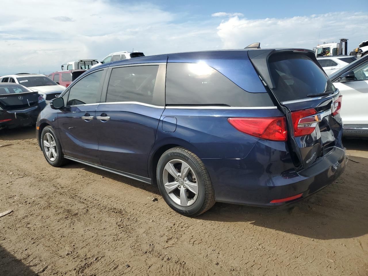 Lot #2921729506 2020 HONDA ODYSSEY EX