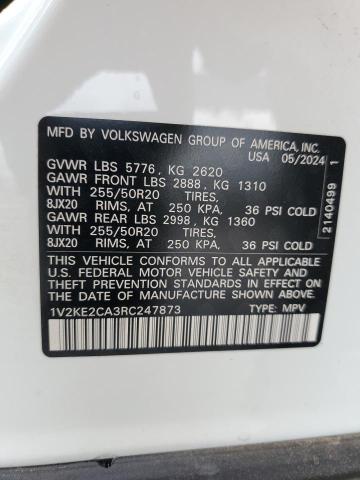 2024 VOLKSWAGEN ATLAS CROS - 1V2KE2CA3RC247873