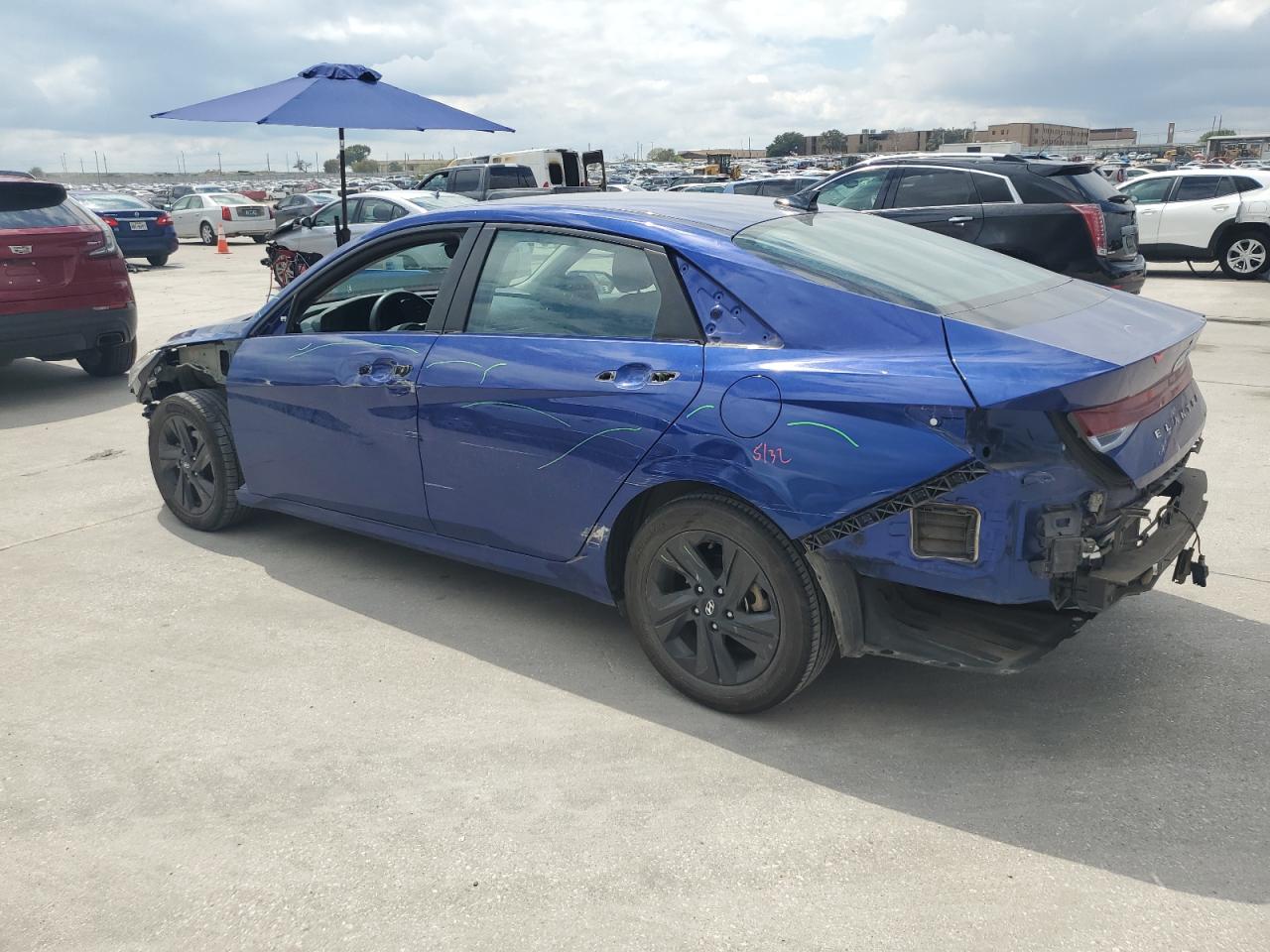 Lot #2960061226 2021 HYUNDAI ELANTRA SE