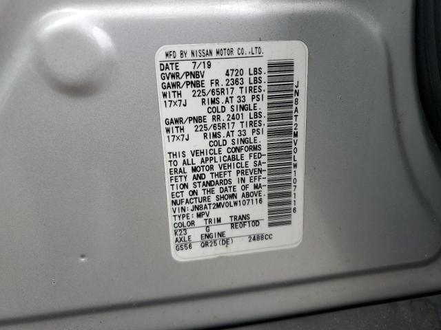 2020 NISSAN ROGUE S - JN8AT2MV0LW107116