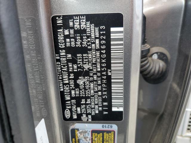 2019 KIA SORENTO EX - 5XYPH4A56KG469213