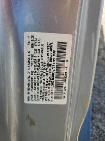 2016 HONDA ODYSSEY LX 5FNRL5H24GB056777