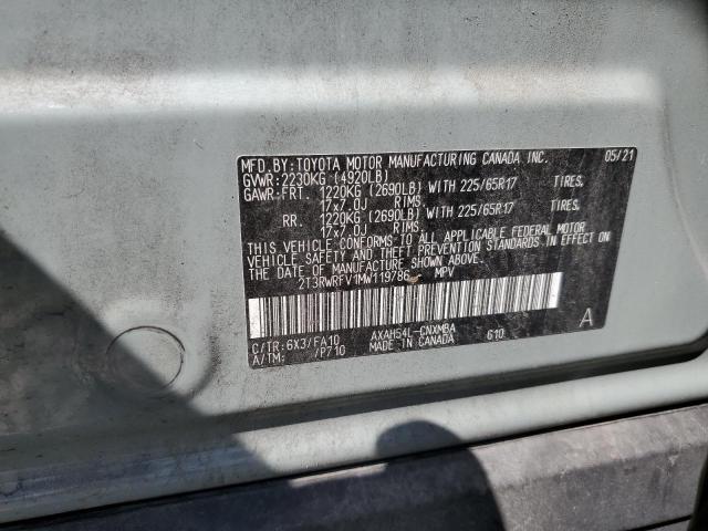 2021 TOYOTA RAV4 XLE - 2T3RWRFV1MW119786