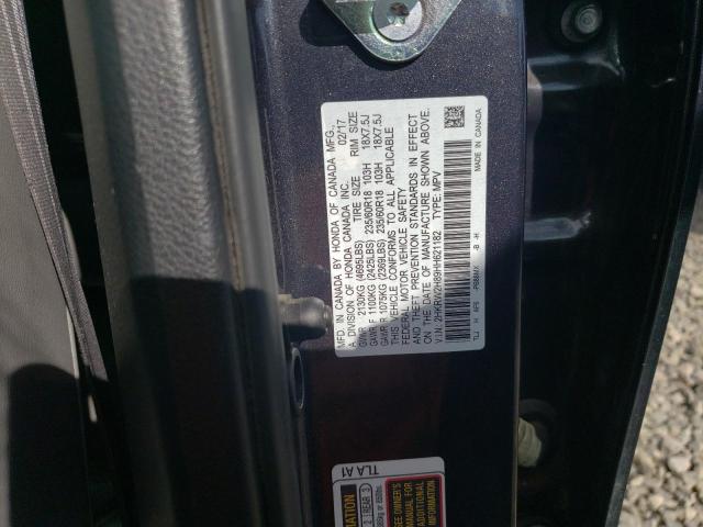 2017 HONDA CR-V EXL - 2HKRW2H89HH621182