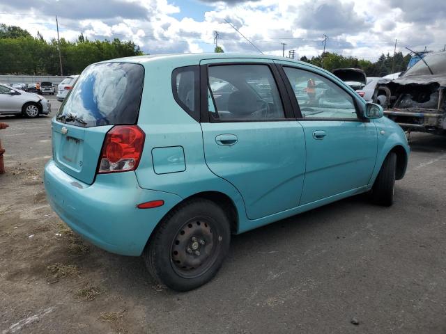 CHEVROLET AVEO BASE 2005 blue  gas KL1TD62625B319442 photo #4