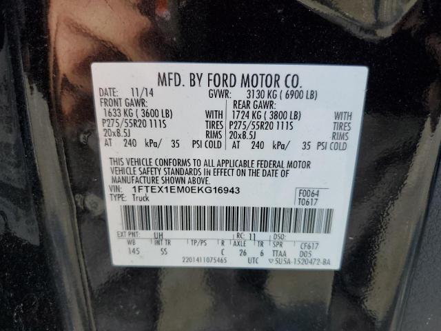 VIN 1FTEX1EM0EKG16943 2014 Ford F-150, Super Cab no.12