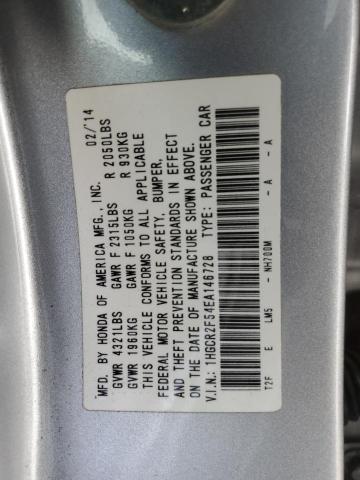 VIN 1HGCR2F54EA146728 2014 Honda Accord, Sport no.12