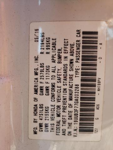 2016 ACURA TLX ADVANC 19UUB3F77GA003288