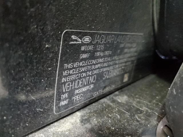 2016 JAGUAR XF SAJBM4BV0GCY13717