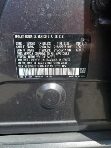2019 HONDA HR-V EXL - 3CZRU6H76KM714449