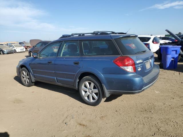 SUBARU OUTBACK 2. 2008 blue  gas 4S4BP61C987339998 photo #3