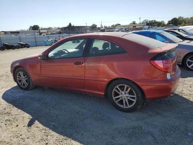 MERCEDES-BENZ C 230K SPO 2002 red coupe gas WDBRN47J22A314307 photo #3