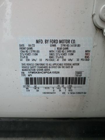 2023 FORD EXPLORER P 1FM5K8HC9PGA15526  69773254