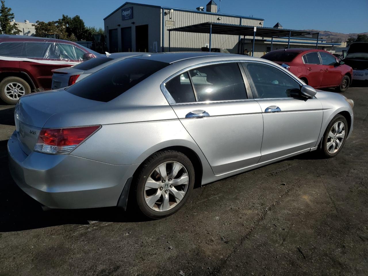 HONDA ACCORD EXL 2010 silver  gas 1HGCP3F84AA005867 photo #4