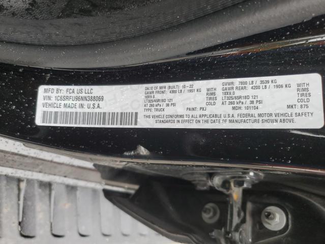 2022 RAM 1500 TRX - 1C6SRFU96NN388069