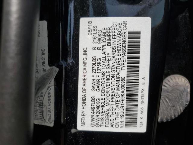 2019 ACURA TLX TECHNO - 19UUB1F69KA000980
