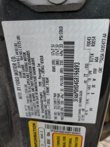 2016 FORD FUSION SE - 3FA6P0HD4GR196893