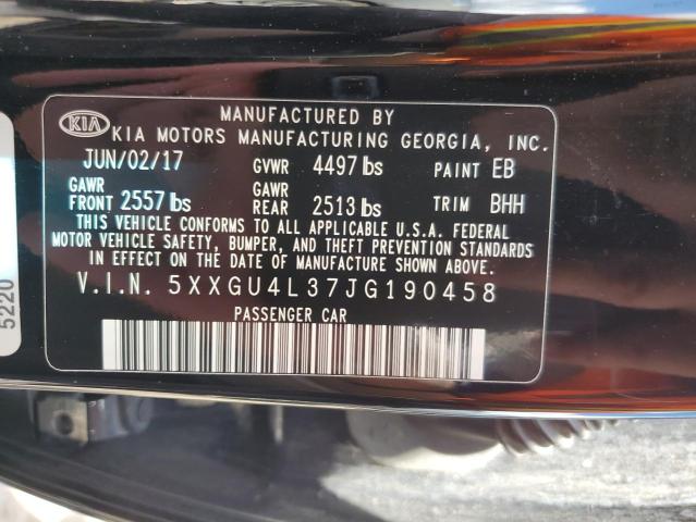 2018 KIA OPTIMA EX - 5XXGU4L37JG190458