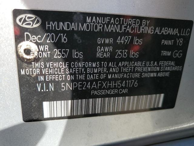 2017 HYUNDAI SONATA SE - 5NPE24AFXHH541176
