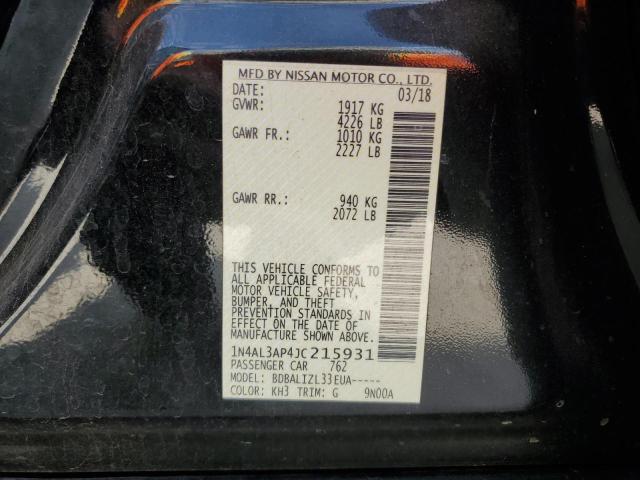 2018 NISSAN ALTIMA 2.5 - 1N4AL3AP4JC215931