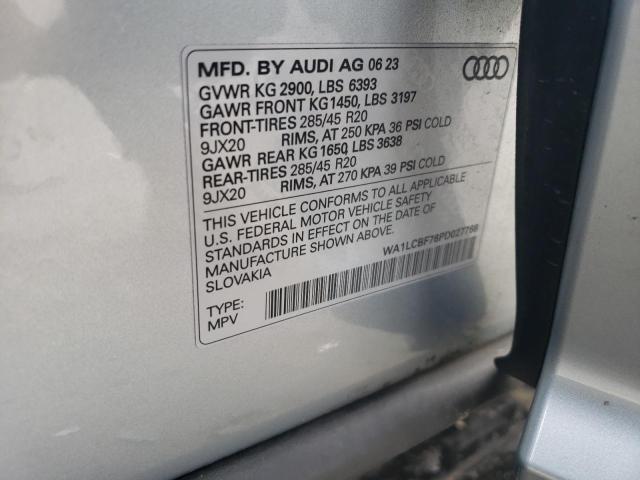 VIN WA1LCBF76PD027768 2023 Audi Q7, Premium Plus no.14