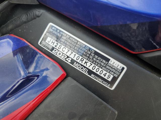 2024 HONDA CBR1000 RR JH2SC7710RK700049