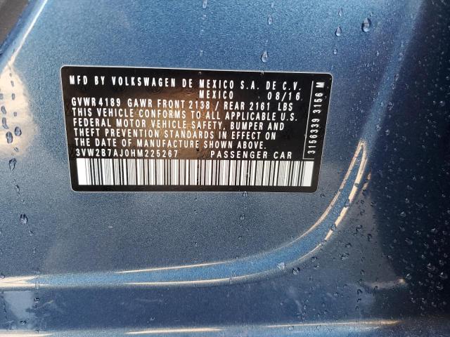 2017 VOLKSWAGEN JETTA S - 3VW2B7AJ0HM225267