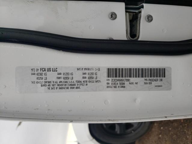 2016 DODGE CHARGER PO - 2C3CDXAG0GH179981