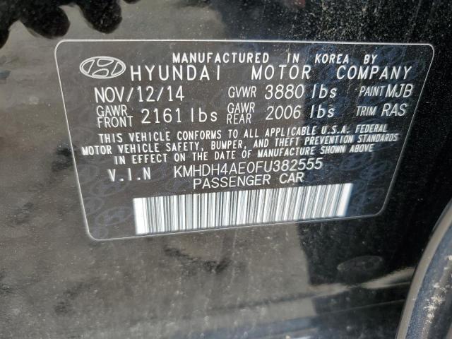 2015 HYUNDAI ELANTRA SE - KMHDH4AE0FU382555