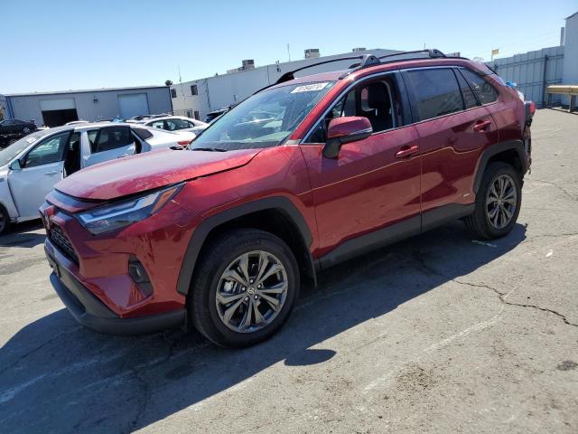 TOYOTA RAV4 XLE P 2024 maroon  hybrid engine 4T3B6RFV0RU155509 photo #1