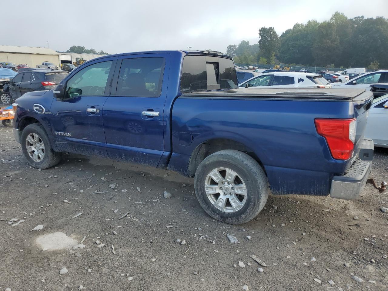 NISSAN TITAN S 2017 blue  gas 1N6AA1EJ2HN542124 photo #3