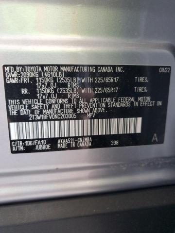 VIN 2T3W1RFV0NC203005 2022 Toyota RAV4, Xle no.13