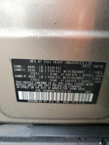 2015 SUBARU OUTBACK 2. - 4S4BSBAC3F3323744