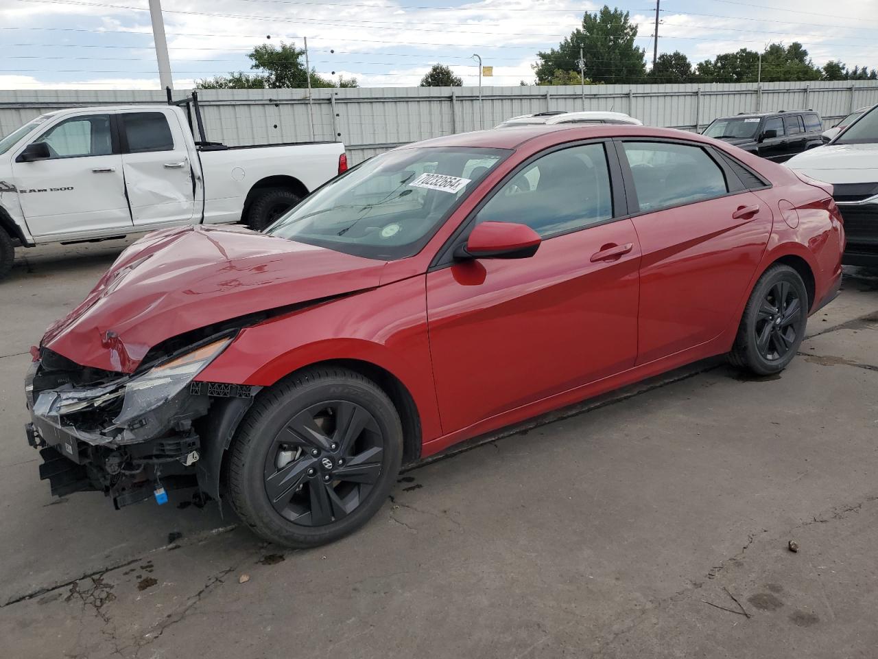 Lot #2921814508 2021 HYUNDAI ELANTRA SE