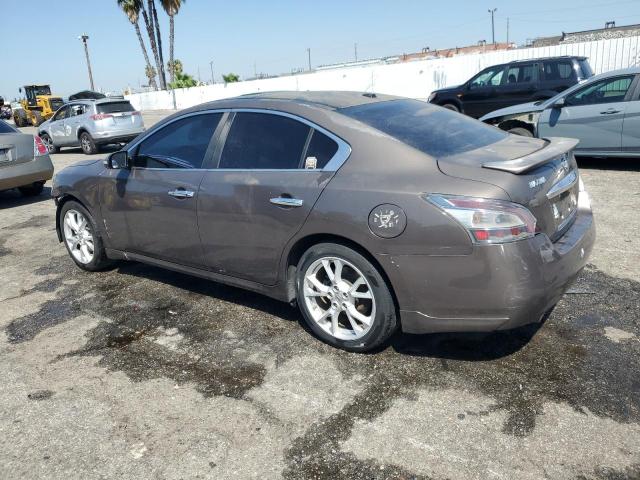 NISSAN MAXIMA S 2014 gray sedan 4d gas 1N4AA5AP6EC471575 photo #3