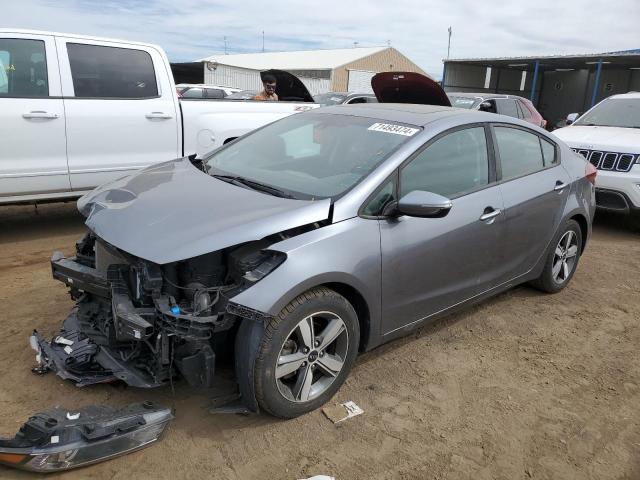 KIA FORTE LX 2018 charcoal  gas 3KPFL4A77JE225626 photo #1