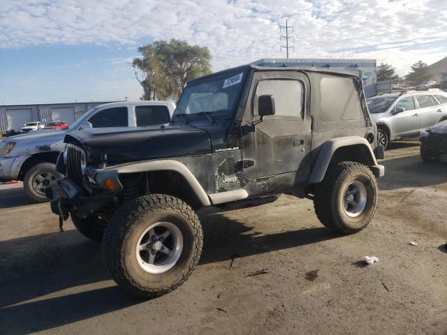 JEEP WRANGLER / 2002 black  gas 1J4FA39S02P756168 photo #1