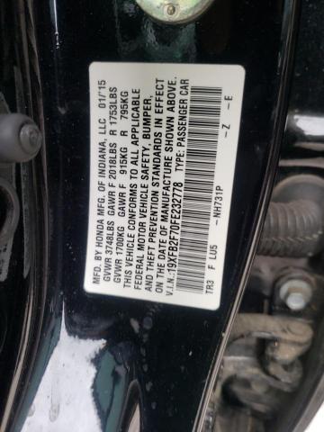2015 HONDA CIVIC SE - 19XFB2F70FE232778