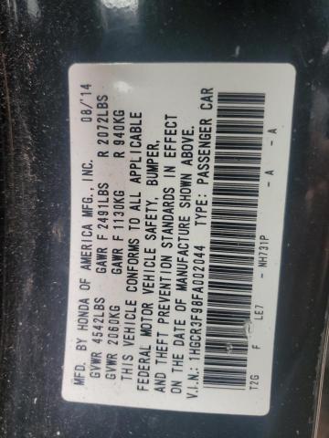 VIN 1HGCR3F98FA002044 2015 Honda Accord, Touring no.12