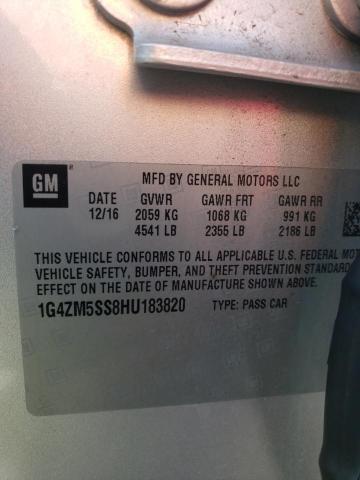 2017 BUICK LACROSSE - 1G4ZM5SS8HU183820