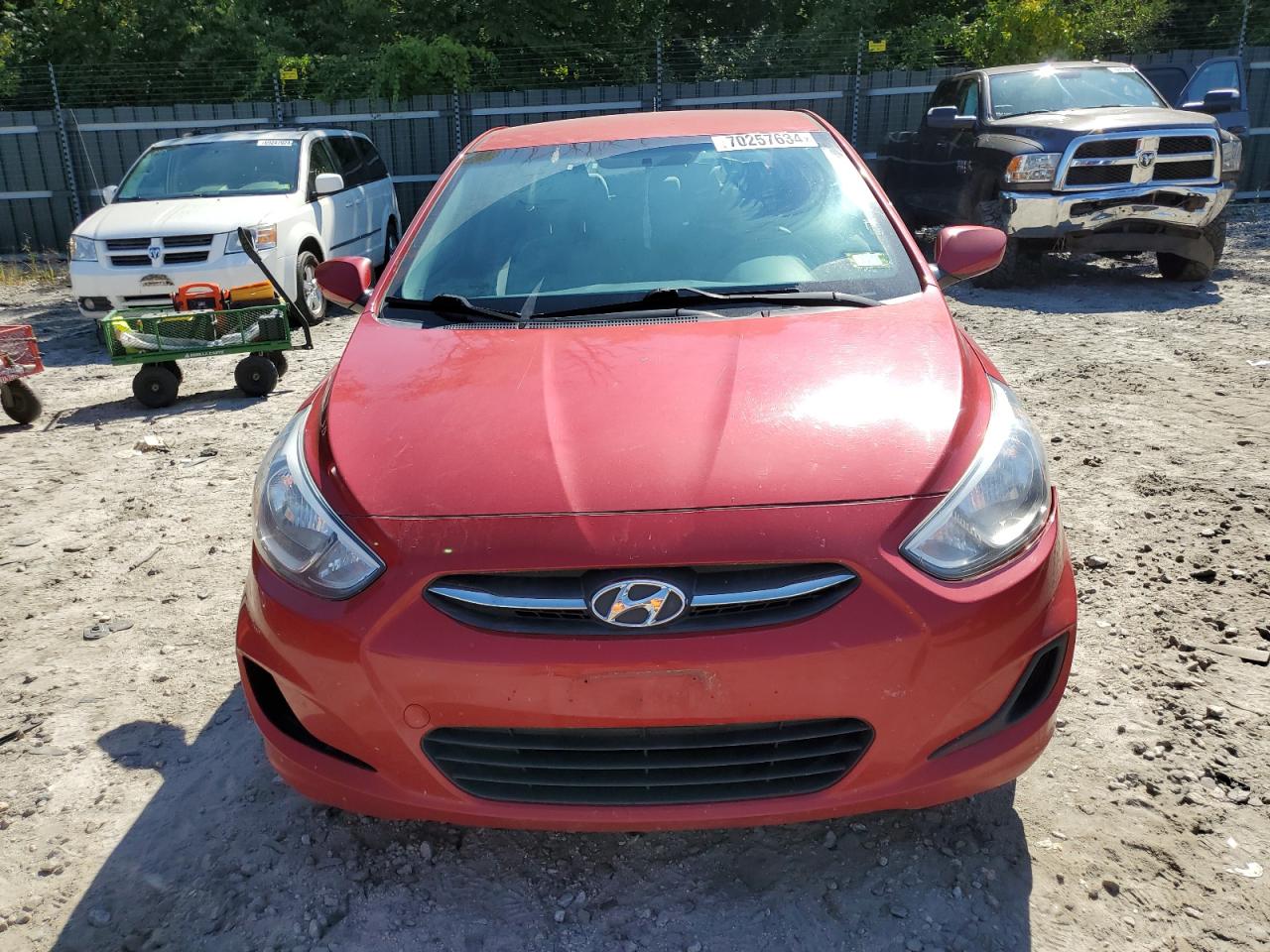 Lot #2874468825 2015 HYUNDAI ACCENT GLS