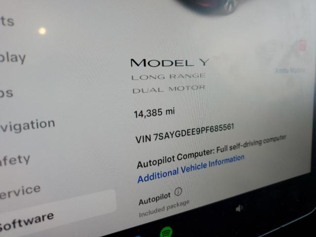 2023 TESLA MODEL Y - 7SAYGDEE9PF685561