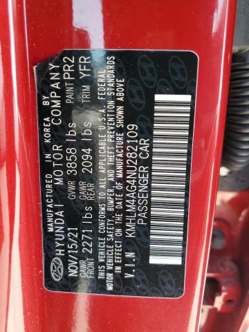 2022 HYUNDAI ELANTRA - KMHLM4AG4NU282109