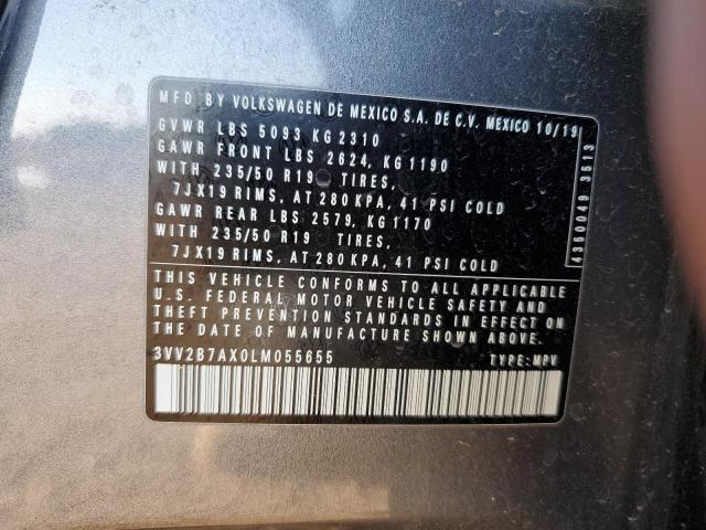 2020 VOLKSWAGEN TIGUAN SE - 3VV2B7AX0LM055655